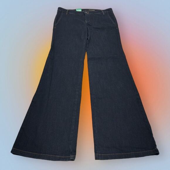 MNG by MANGO Women’s 8 Tall SIMONE Blue Jean Trouser - Picture 2 of 4